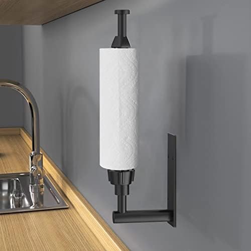VAEHOLD Self Adhesive Paper Towel Holder Under Cabinet Mount, Wall Mounted - Image 6