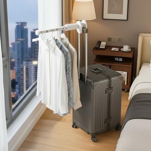 Portable Travel Clothes Drying Rack, Clamp-On No-Drill Hanger - Image 7