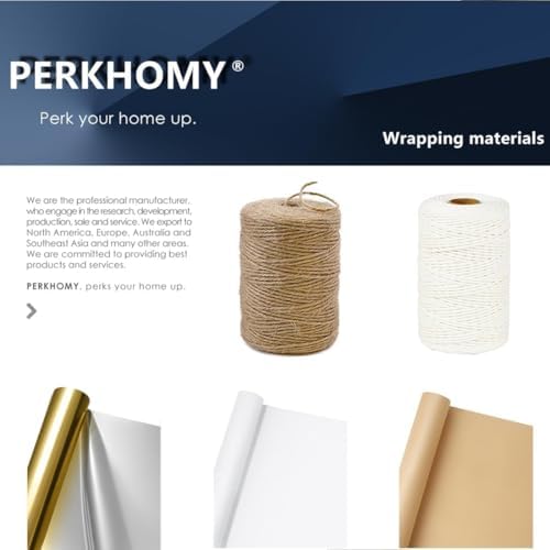 PerkHomy Clear Cellophane Wrap Roll 16" 3 Mil Thick Cellophane - Image 6