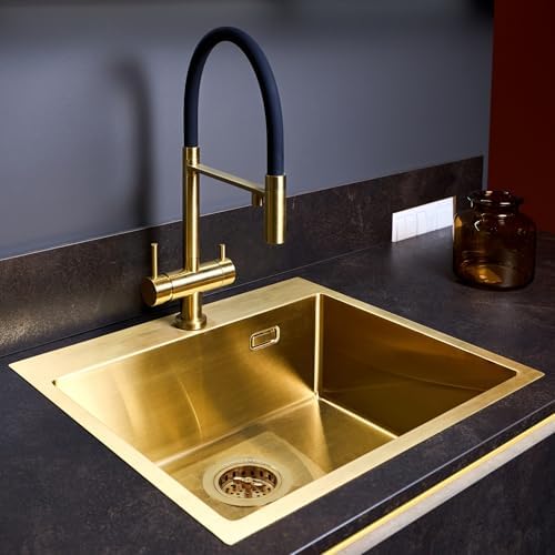 Westbrass A213-01 3-1/2" Wing Nut Twist Style Large Kitchen Sink Basket Strainer - Image 2
