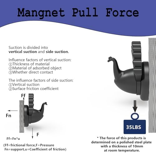 Magnetic Hooks Heavy Duty 140lbs - Image 3