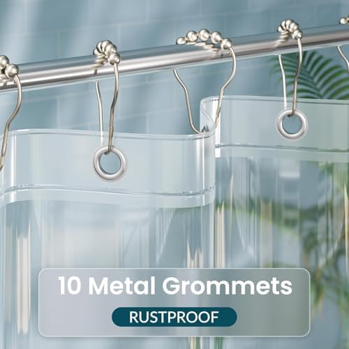 Titanker Plastic Shower Curtain Liner - Image 4