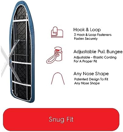 TIVIT Ironing Board Cover 18 x 50, Performance Grade Titanium Coated Pro Grip - Image 5