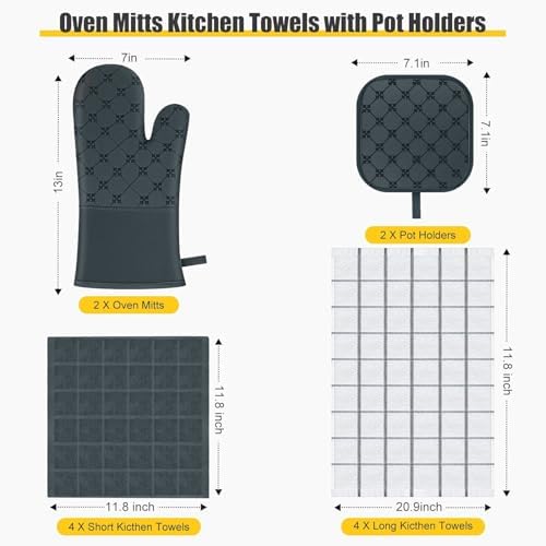 Oven Mitts Kitchen Towels Dishcloths - Image 2