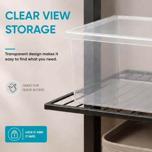 Superio Shoe Box Modern Storage Container 3 Pack - Image 5