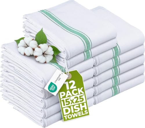 Utopia Towels Green Dish Towels 100% Ring Spun Cotton Highly Absorbent & by Unknown