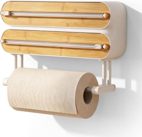 Magnetic Foil and Plastic Wrap Organizer, Magnetic Aluminum Foil Dispenser by Unknown