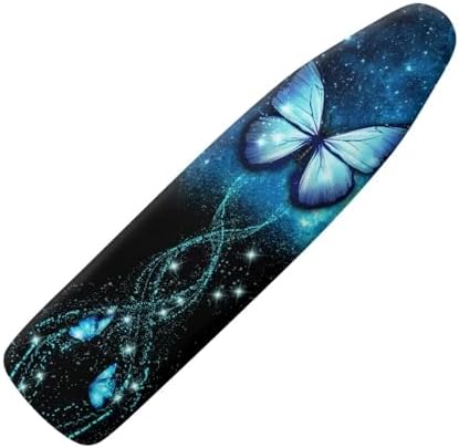 Flashideas Blue Butterfly Print Ironing Board Cover by Flashideas