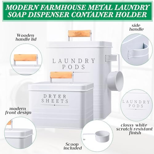 Yaocom 2 Pcs Laundry Pod Container - Image 3