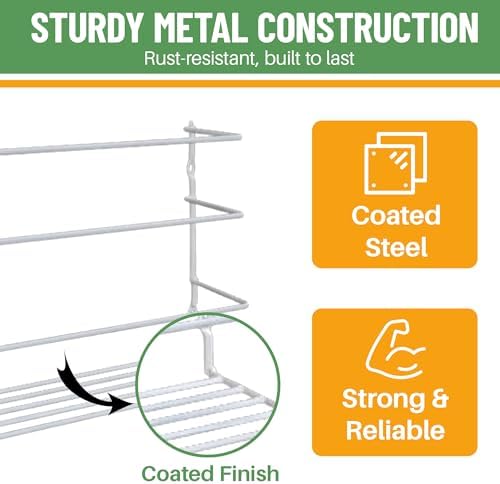 Evelots Kitchen Wrap & Food Bag Organizer Wall/Cabinet Mount - Image 4