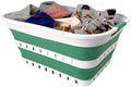 SAMMART 42L Collapsible Plastic Laundry Basket by SAMMART
