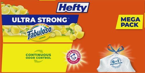 Hefty Ultra Strong 13 Gallon Trash Bags, Tall Kitchen Trash Bags 13 Gallon Size - Image 14
