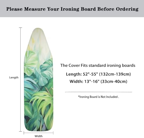 Flashideas Palm Leaf Ironing Board Standard Size Ironing Board Cover and Pad - Image 6
