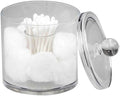 Home Basics Acrylic Cotton Ball and Swab Holder, Q-tip Storage Organizer by HomeBasics