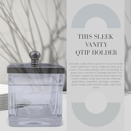 Clear Transparent Hotel Style Apothecary Tempered Glass Canister Jar W/ Matte - Image 5