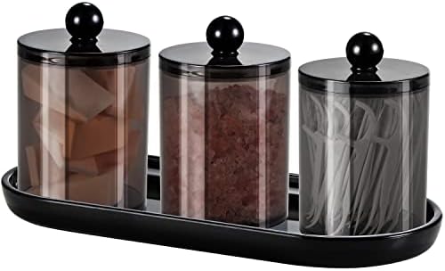 SheeChung 3 PCS Qtip Holder Bathroom Set by SheeChung
