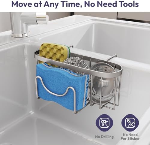 SWTYMIKI Sponge Holder for Kitchen Sink - Image 5