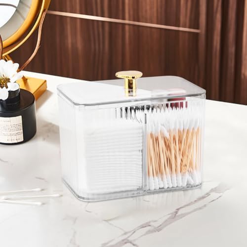 Kakalote Qtip Holder Dispenser for Cotton Ball, Cotton Swab, Qtip Dispenser - Image 5