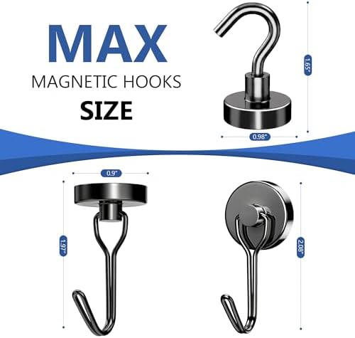 Magnetic Hooks, 2026 Cruise Cabin Ship Essentials Heavy Duty Strong Magnets - Image 2