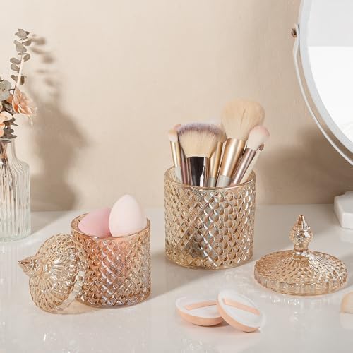2 Pack Qtip Holder Apothecary Jars - Image 6