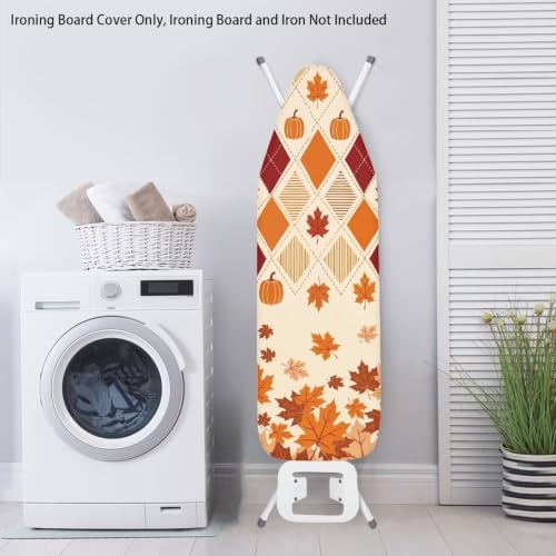 Flashideas Thanksgiving Maple Leaves Ironing Board Cover and Pad Standard Size - Image 3