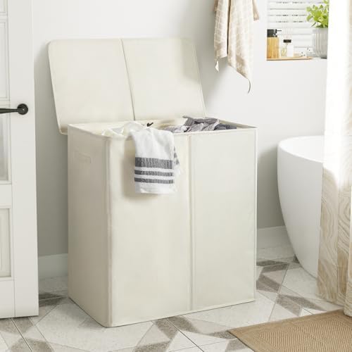 WOWLIVE 140L Double Laundry Hamper 2 Section - Image 2