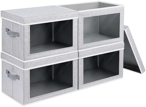 Homsorout Storage Boxes with Lids by Homsorout