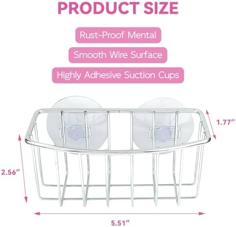 Linemoon Sponge Holder for Kitchen Sink Caddy - Image 4