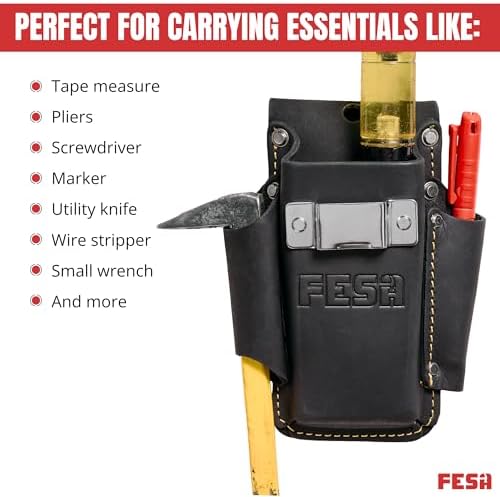FESA Small Leather Tool Pouch - Image 6