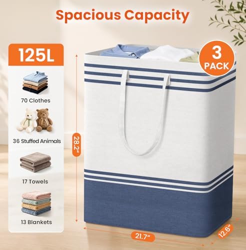 TranquilRelax 3-Pack Laundry Basket, Laundry Hamper - Image 2