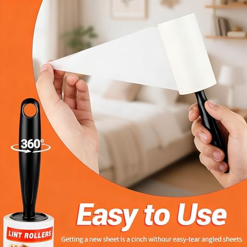 Lint Roller 220 Sheets with 2 Handle, Lint Rollers - Image 2