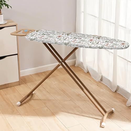 Cute Rustic Orange Cream Beige Flowers 15"x54" Ironing Board Cover - Image 4