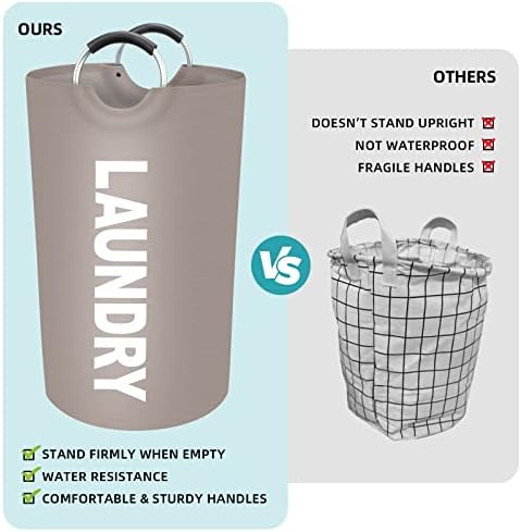90L Large Laundry Basket, Dirty Clothes Waterproof Laundry Hamper - Image 4