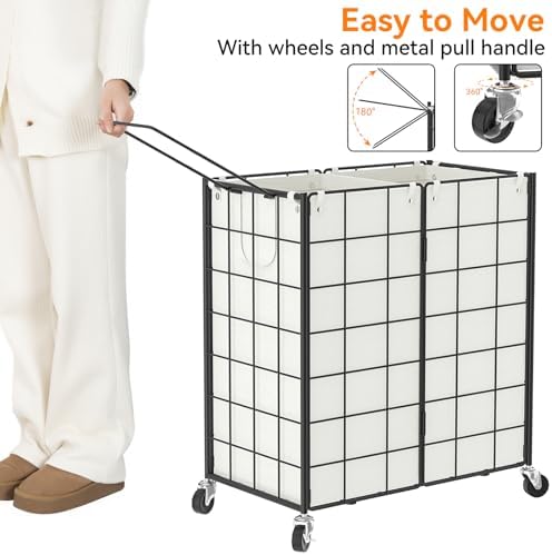 WOWLIVE Double Laundry Hamper - Image 5