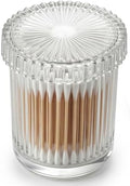 rejomiik Thick Glass Qtip Holder Apothecary Jars by rejomiik