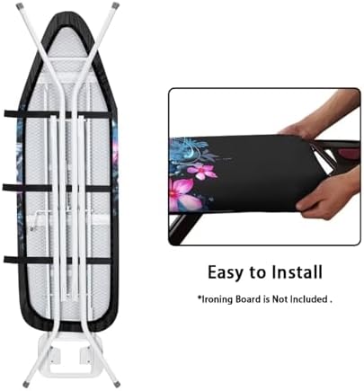 Flower Butterfly Ironing Board Cover and Pad 15 x 54 Thick Iron Board - Image 5