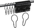 Queekay 60 Pcs Metal Shower Curtain Hooks, Reusable Hanging Clips by Queekay
