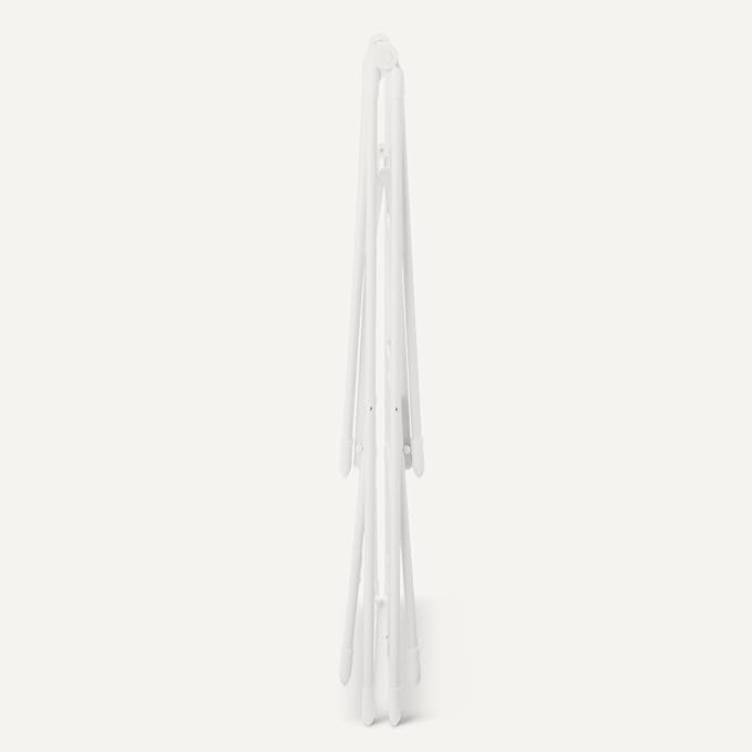 Amazon Basics Foldable Space-Saving 4-Wing Metal Clothes Drying Rack, - Image 3