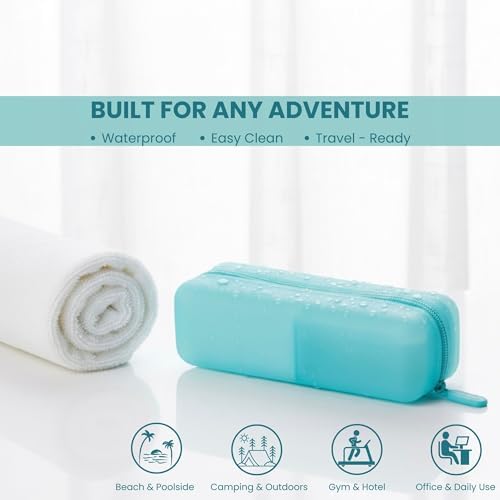Cotton Pad Swab Travel Case, 2-in-1 Waterproof Organizer - Image 3