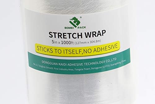 BOMEI PACK 4Pack Industrial Mini Clear Stretch Wrap - Image 2