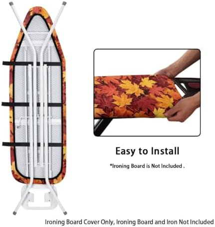 Flashideas Thanksgiving Maple Leaves Ironing Board Cover and Pad- 52" x 13" - Image 4