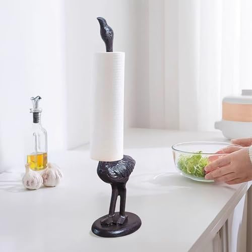 Flamingos Paper Towel Holder Cast Iron Paper Towel Holder Funny Toilet Paper - Image 3