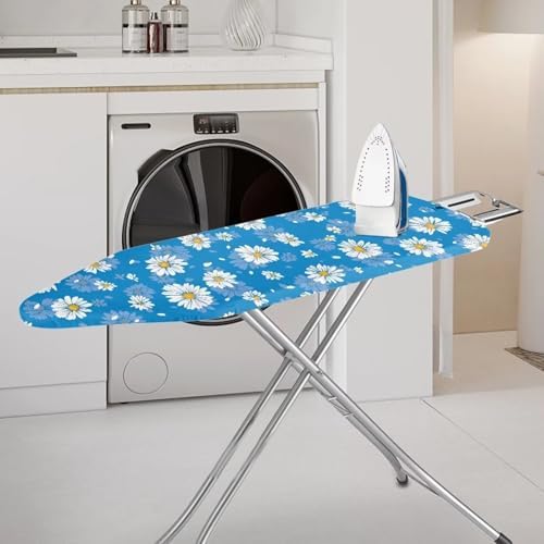 Blue Daisy Ironing Covers and Elasticized Edge Ironing Board Covers Protective - Image 2
