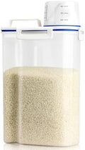 Viretec Rice Storage Container, 3 to 5Lbs Dry Food Airtight Container, Pet Dog by Viretec