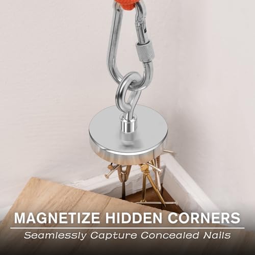Fishing Magnets, 500 lbs 2.36 Inch Strong Magnets Heavy Duty - Image 3
