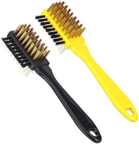 2 Pack Bowling Shoe Brushes 3-in-1 Heavy Duty Bowling Shoe Cleaning Brush Set by Thenshop