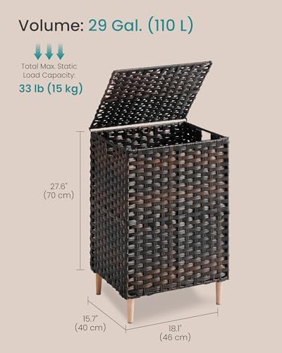 SONGMICS 2-Section Laundry Hamper - Image 7