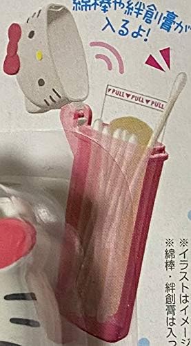 Sanrio Hello Kitty Portable Cotton Swab Slim Case 4.7 × 10.3 cm Makeup Travel - Image 4