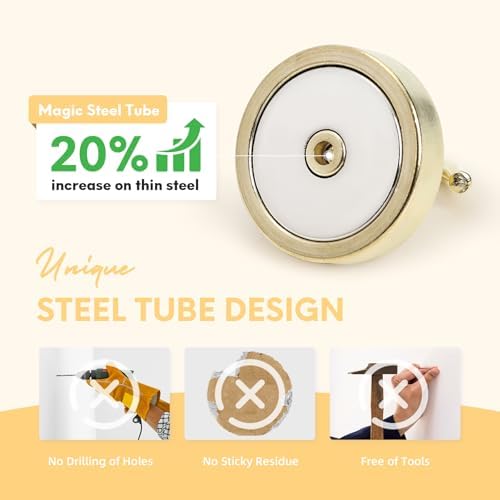 Neosmuk Magnetic Hooks Steel Tube Design - Image 2
