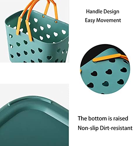 Portable Shower Caddy with Handle Plastic Shower Basket Organizer - Image 5